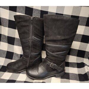 Rachel Shoes Faux Leather Boots Girls Size 1 P58